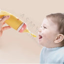 Silicone Baby Feeder Bottle – Squeeze Spoon for Feeding