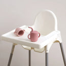 Silicone Baby Sippy Cup – Double Handle Straw Training Cup