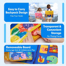 Montessori Busy Board Backpack for Kids Learning