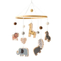 Baby Crib Mobile with Music Box – Wooden Hanging Plush Toy Bell for Newborns