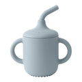 Silicone Baby Sippy Cup – Double Handle Straw Training Cup