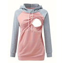 Maternity Nursing Hoodie with Kangaroo Pocket