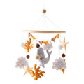 Baby Crib Mobile with Music Box – Wooden Hanging Plush Toy Bell for Newborns