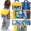 Montessori Busy Board Backpack for Kids Learning